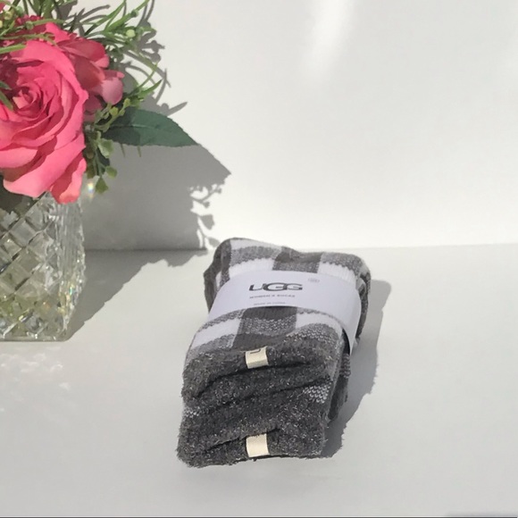UGG Vanna Check Fleece Lined Sock - Picture 3 of 11